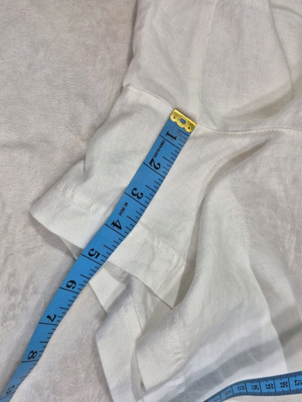 Tommy Bahama Linen Shorts Womens Size L Large Two Palms High-Rise White NWT 65 - Picture 9 of 12